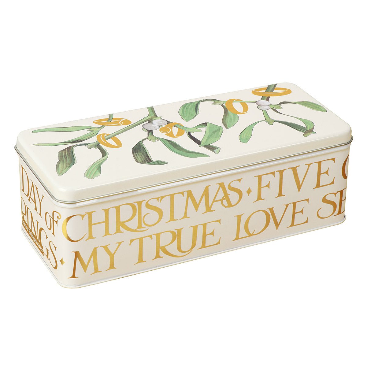 Emma Bridgewater - 5 Gold Rings Christmas Tin - The Flower Crate