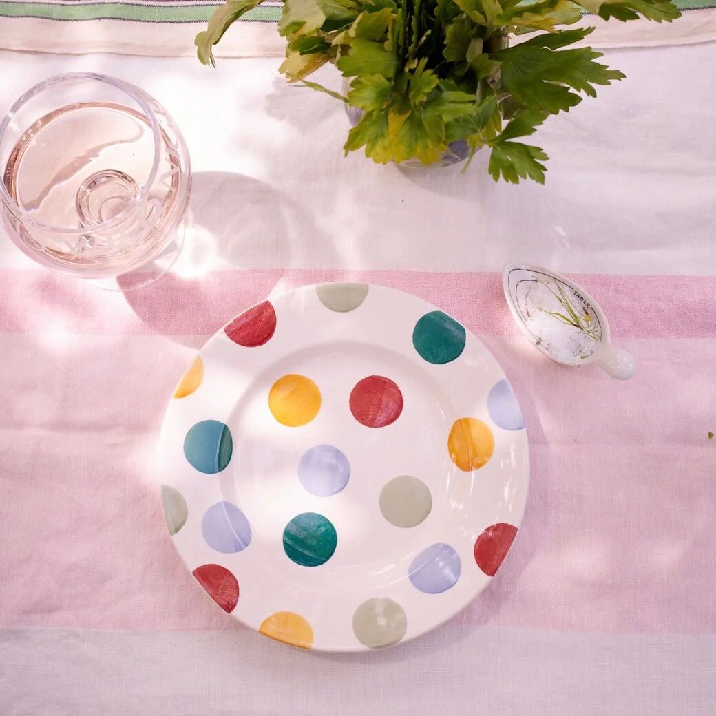 Emma Bridgewater - Big Polka Dot 8 ½&quot; Plate - The Flower Crate