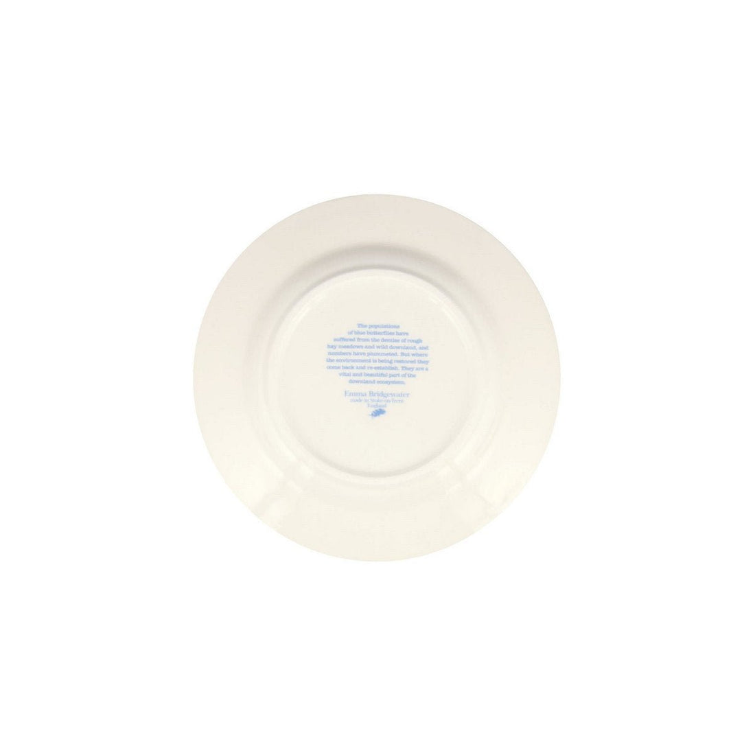 Emma Bridgewater - Common Blue Butterfly 8½" Plate - The Flower Crate