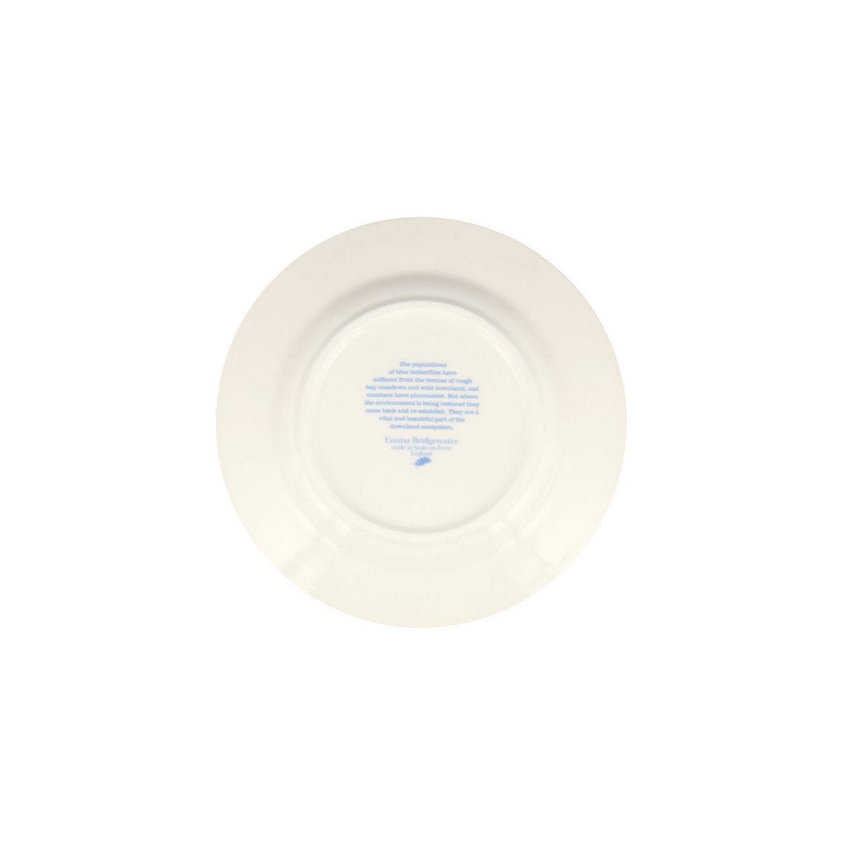 Emma Bridgewater - Common Blue Butterfly 8½" Plate - The Flower Crate