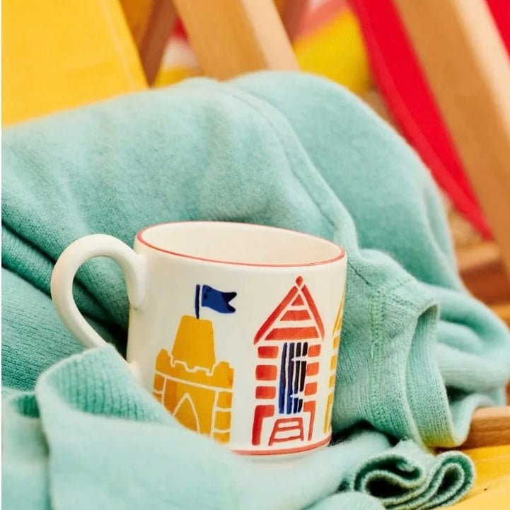 Emma Bridgewater - Icons Beach Huts ½ Pint Mug - The Flower Crate