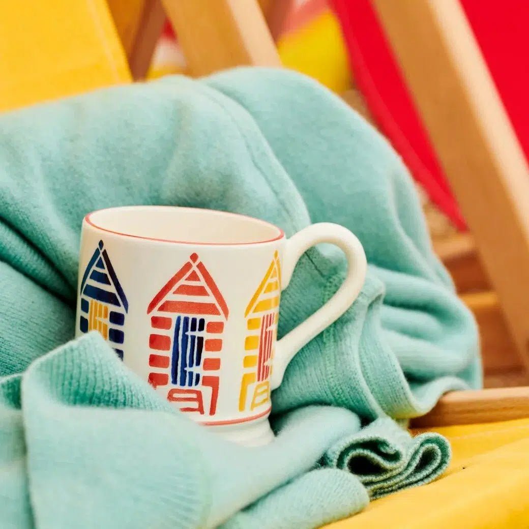 Emma Bridgewater - Icons Beach Huts ½ Pint Mug - The Flower Crate
