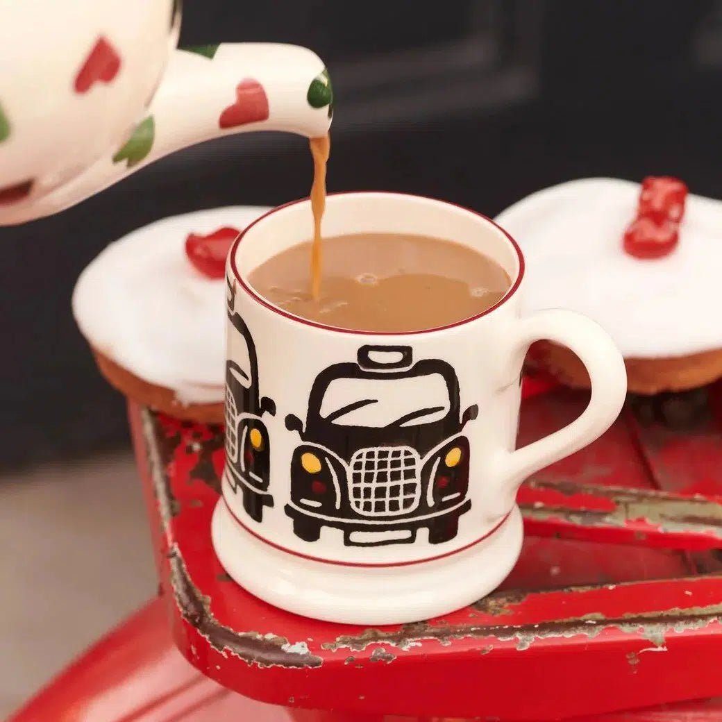 Emma Bridgewater - Icons Black Cab ½ Pint Mug - The Flower Crate