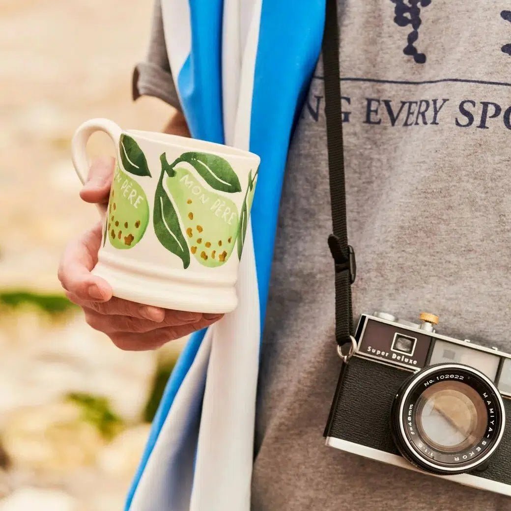 Emma Bridgewater - “Mon Père” Pears ½ Pint Mug - The Flower Crate
