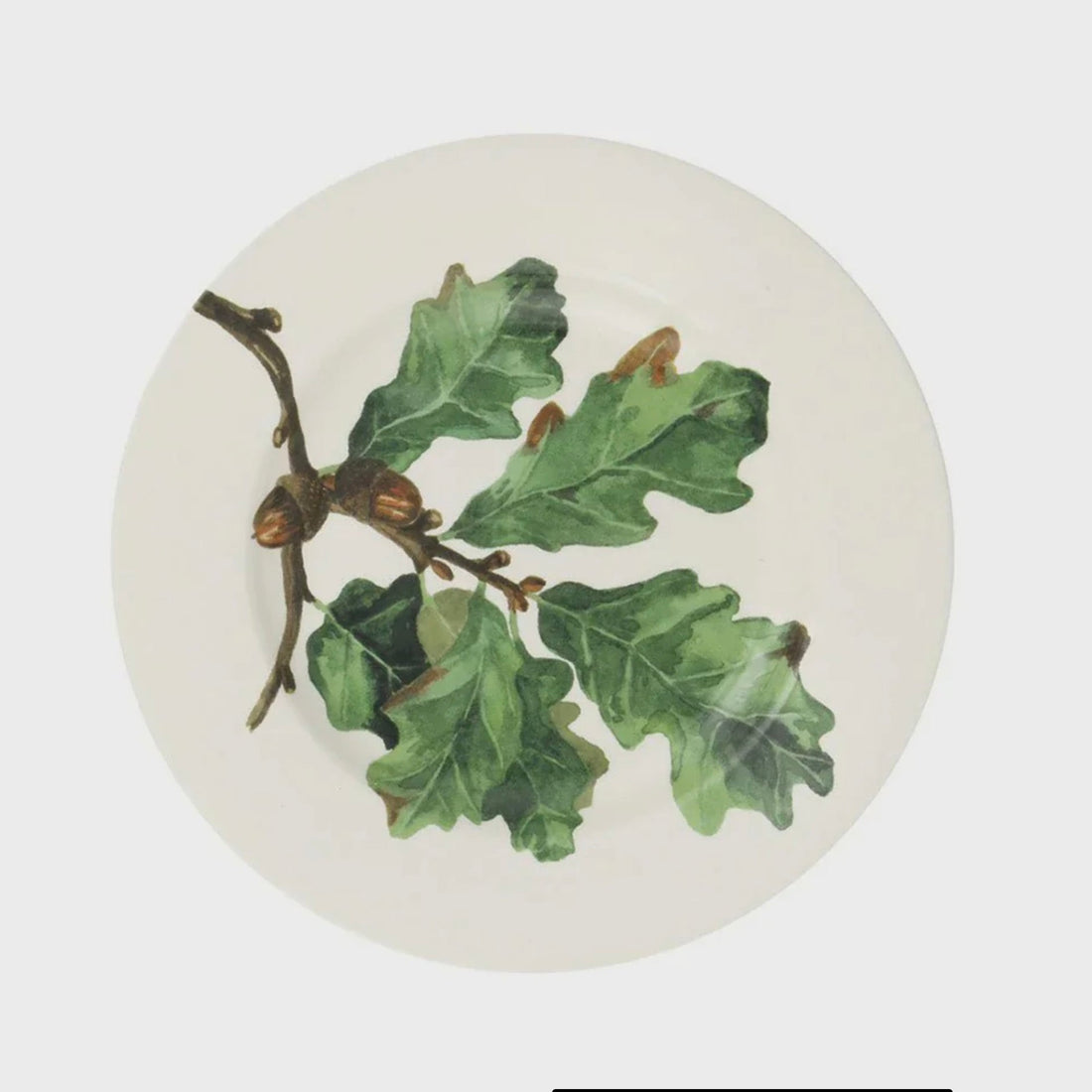 Emma Bridgewater - Oak &amp; Acorns 8 1/2” Plate - The Flower Crate