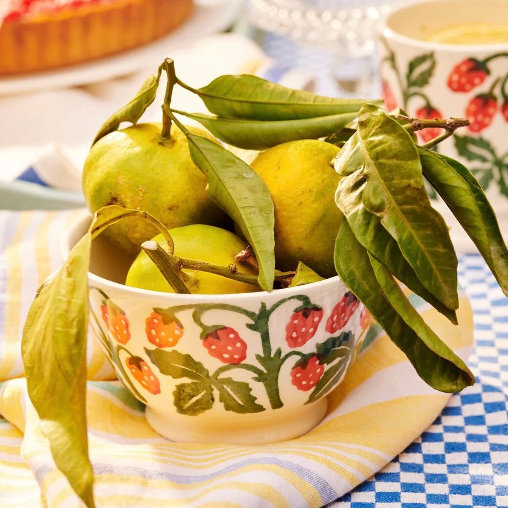 Emma Bridgewater - Raspberries Small Old Bowl - The Flower Crate