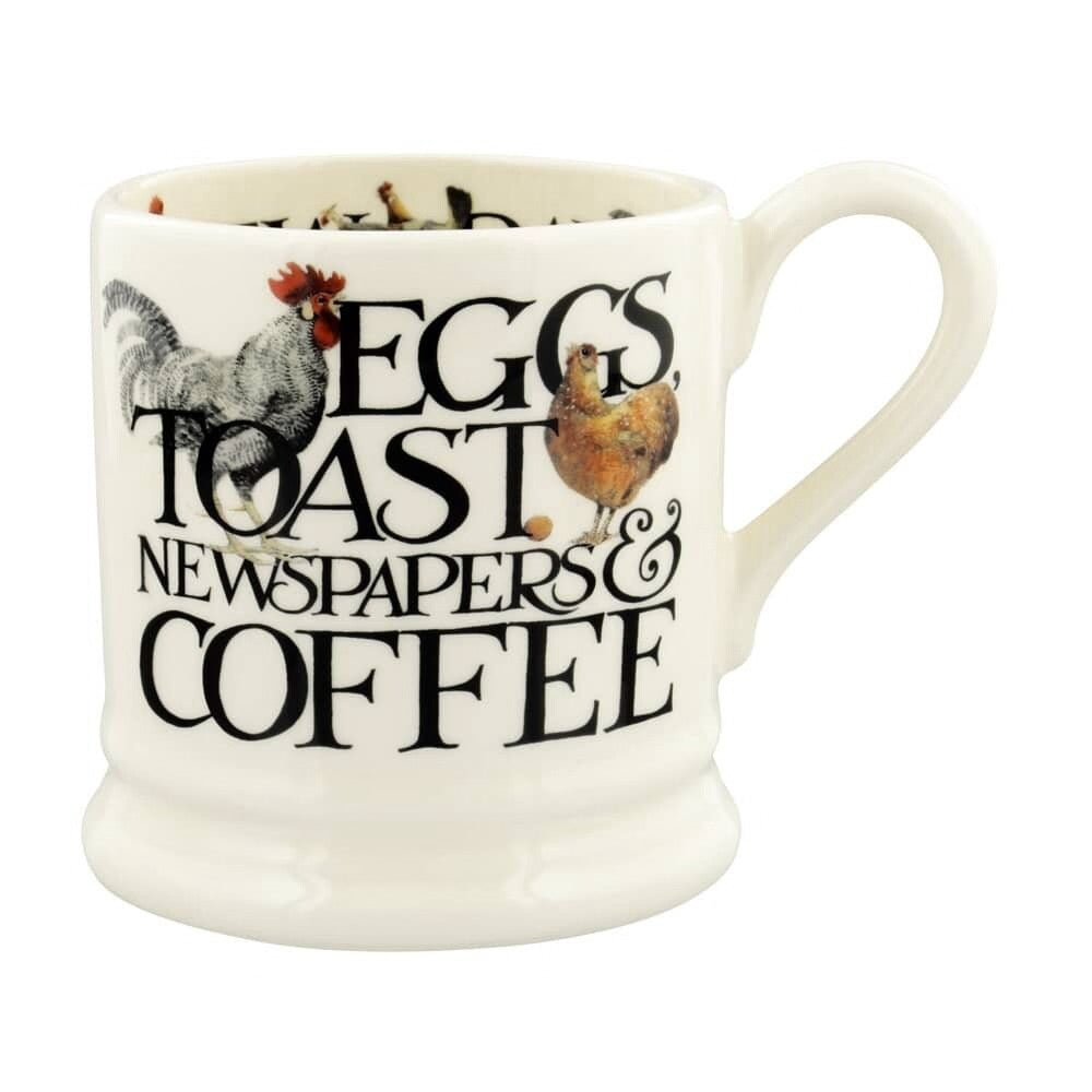 Emma Bridgewater - Rise &amp; Shine, New Day 1/2 Pint Mug - The Flower Crate