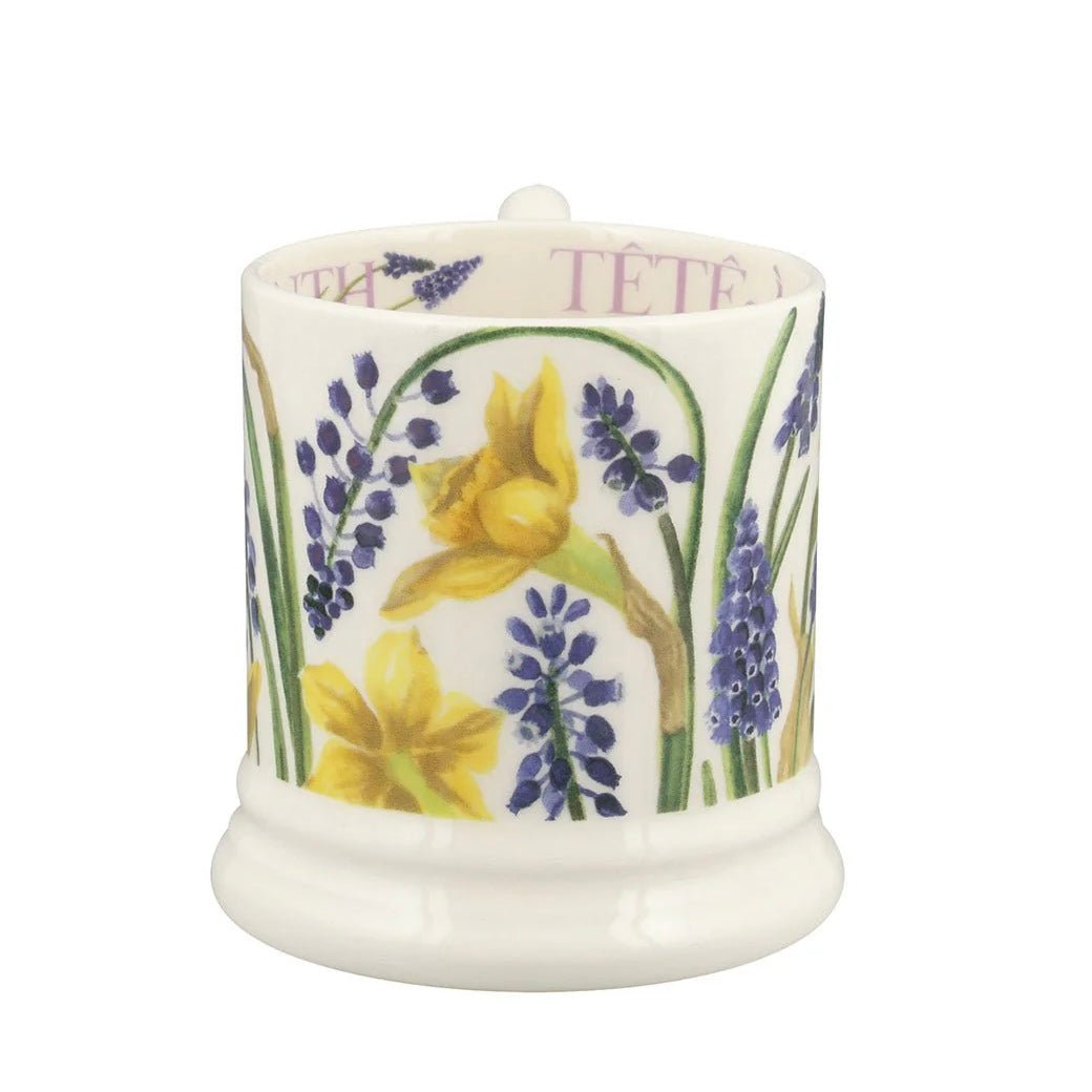 Emma Bridgewater - Tete - a - Tete &amp; Grape Hyacinth ½ Pint Mug - The Flower Crate