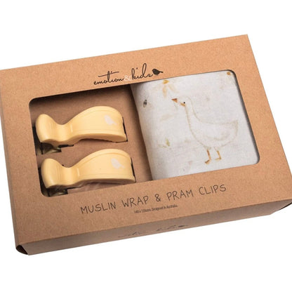 Emotion &amp; Kids - Gwen the Goose + Pram Clip Set - The Flower Crate