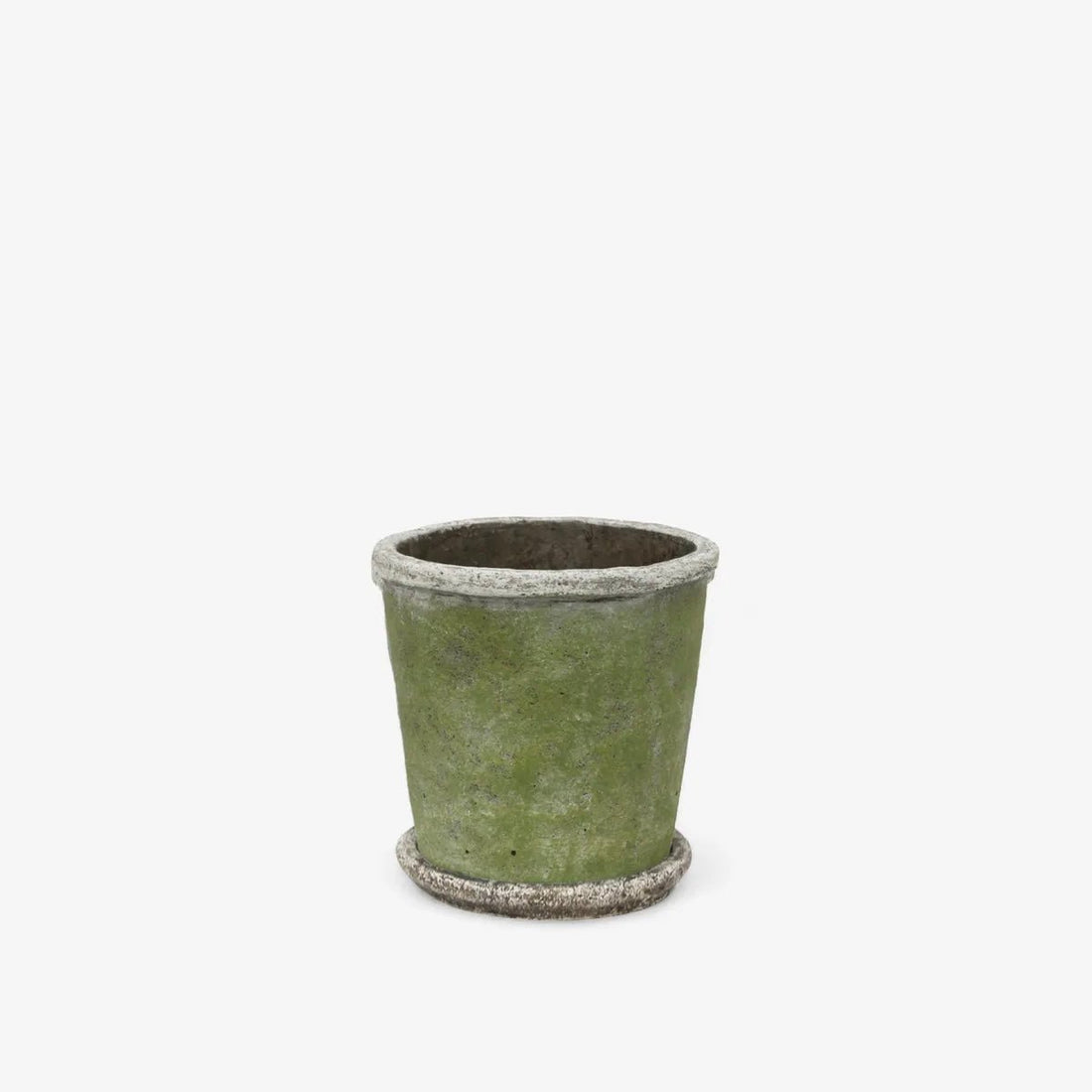 Evergreen Plant Pot & Saucer - The Flower Crate