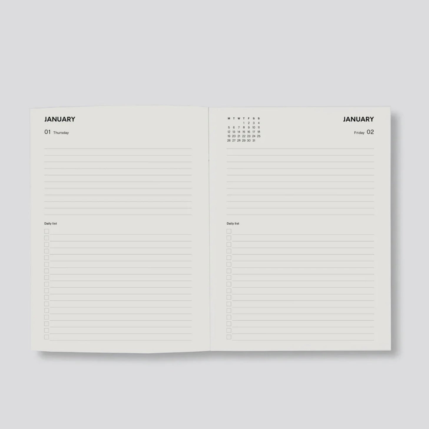 Father Rabbit - Gabrielle Gatt Colour Bomb 2026 Daily Diary - The Flower Crate