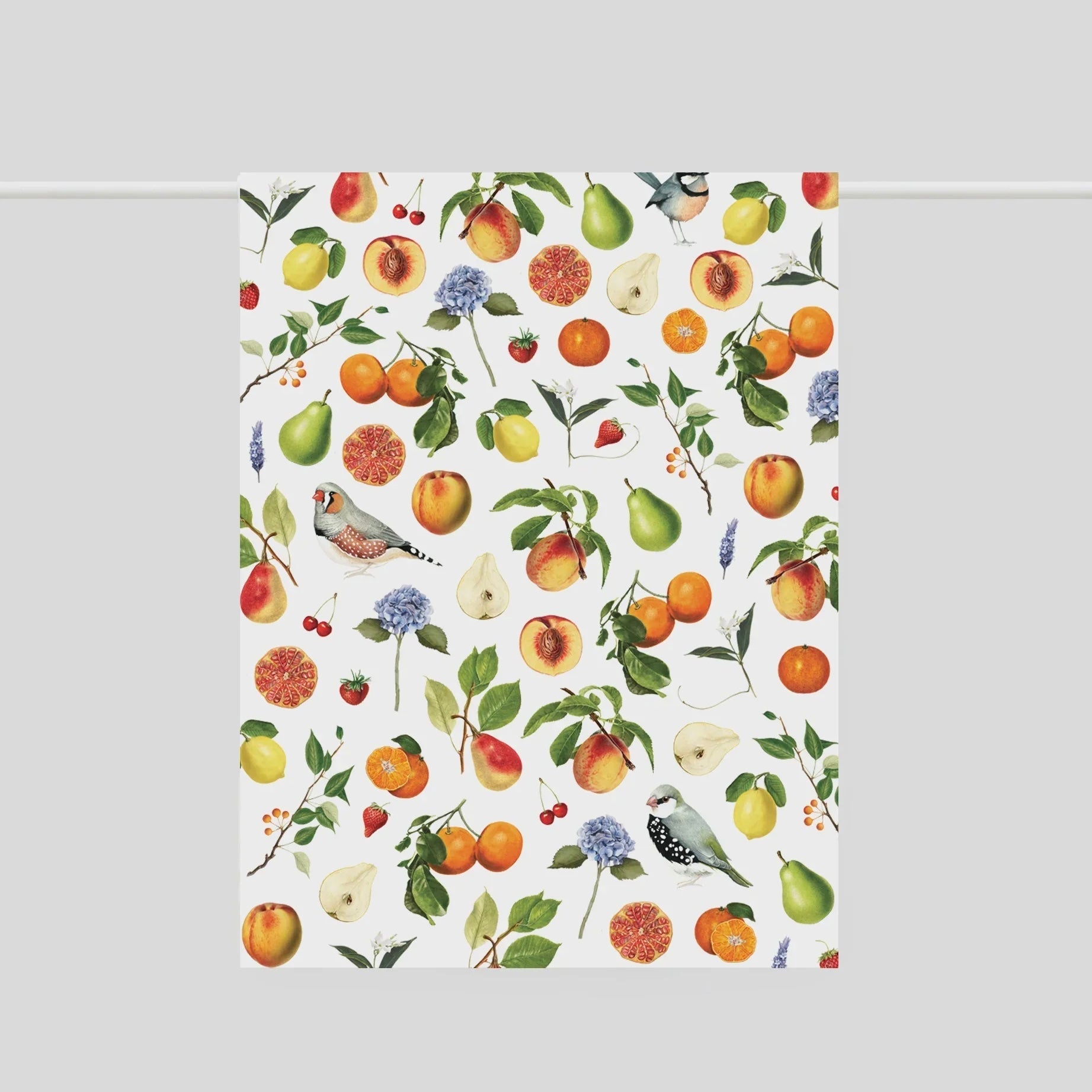 Father Rabbit - Summer Fruits Tea Towel - The Flower Crate