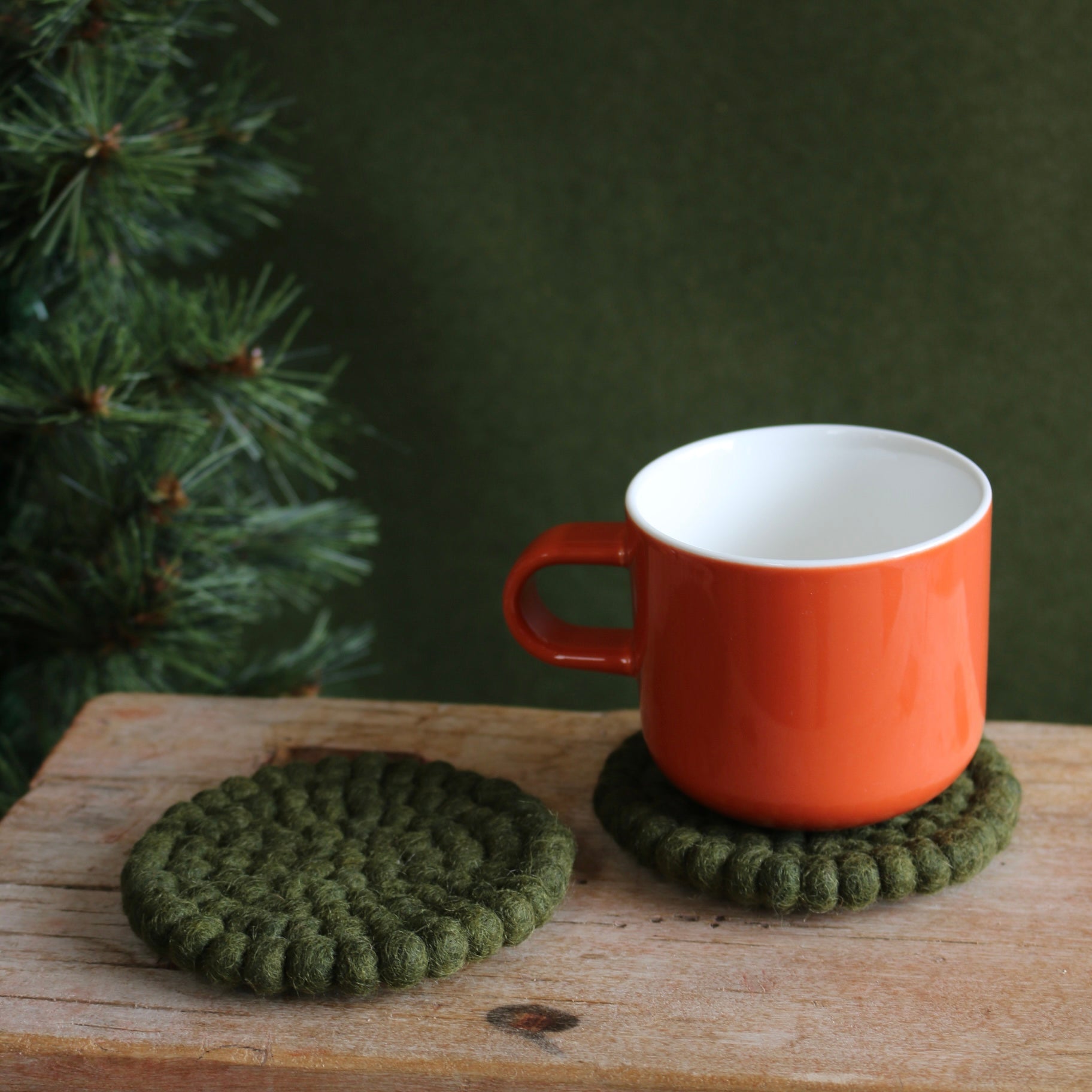 Felt Ball Coaster - The Flower Crate