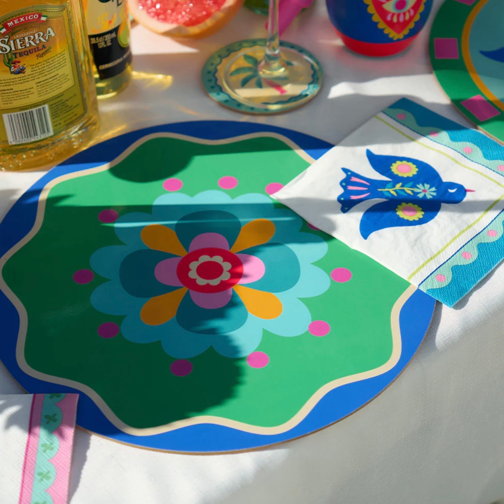 Fiesta Cork Backed Placemats - The Flower Crate