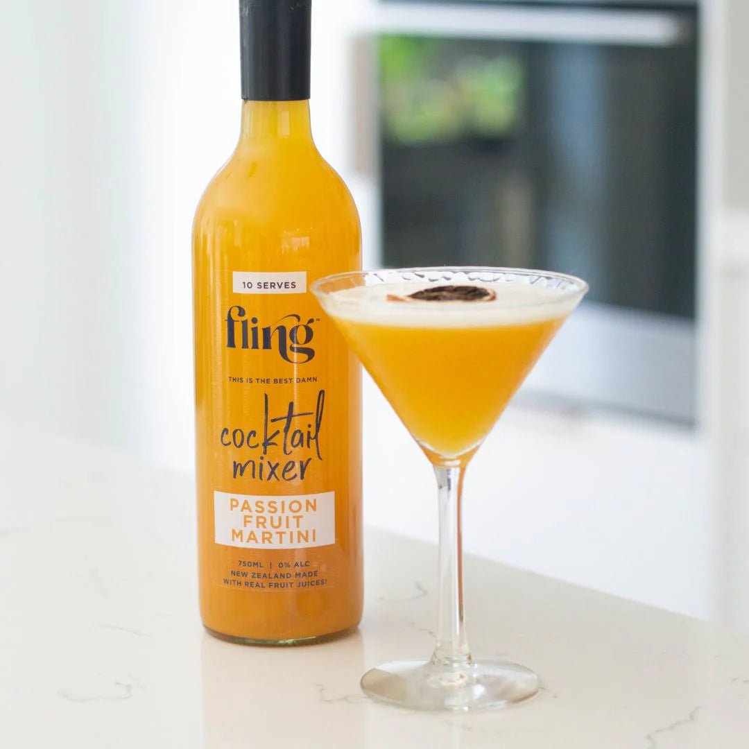 Fling Cocktails - Passionfruit Martini Mixer - The Flower Crate