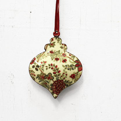 Floral Tin Hanging Decoration - The Flower Crate