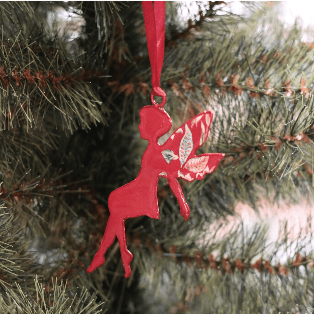 Floral Tin Hanging Fairies - The Flower Crate