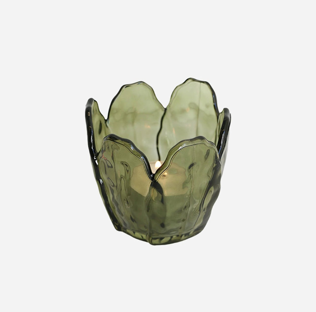 Floret Glass Candle Holder - The Flower Crate