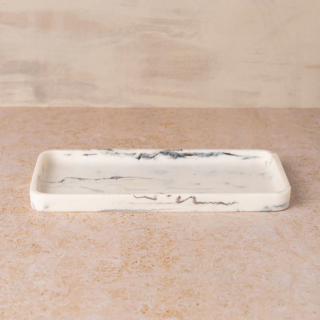 Flow Resin Bathroom Caddy/Tray - Merle - The Flower Crate