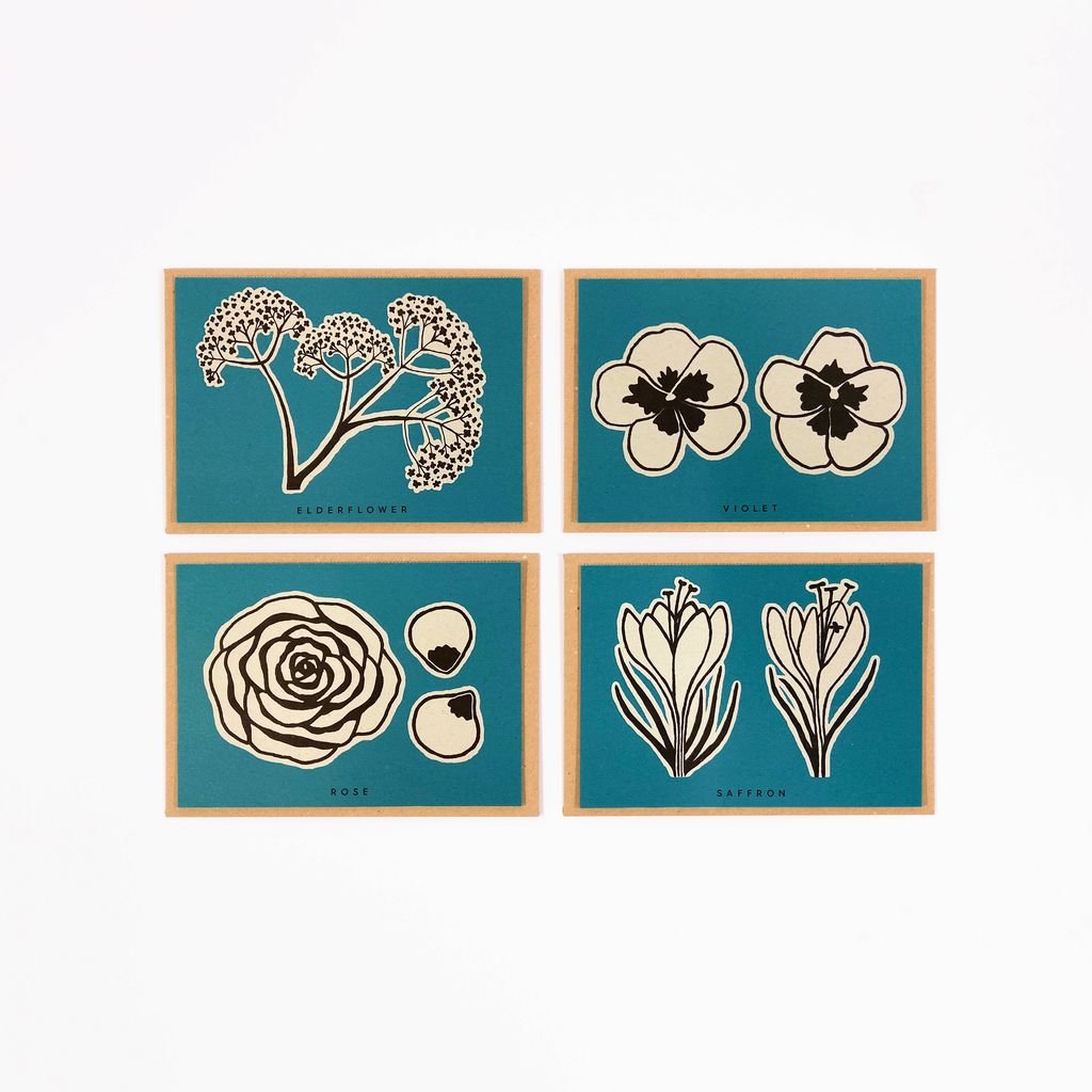 Flower Recipe Greeting Card Pack - The Flower Crate