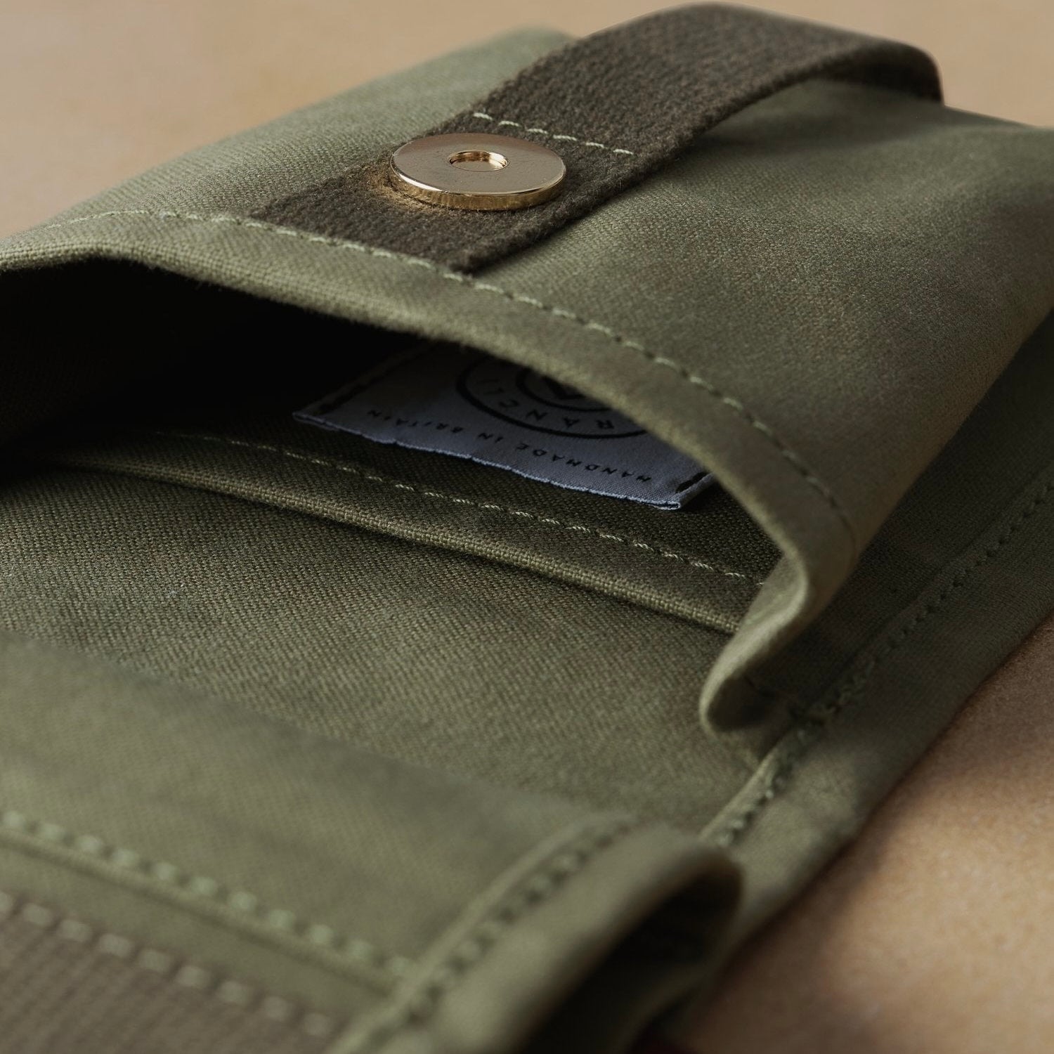 Francli - Cove Pocket Canvas Bag, Field - The Flower Crate