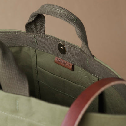 Francli - Tall Tote Canvas Bag, Field - The Flower Crate