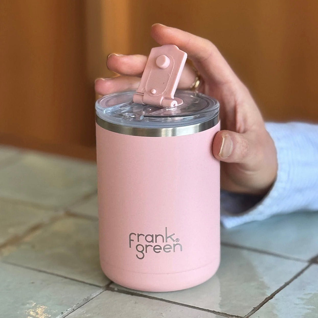 Frank Green - 12oz Coffee Cup with Hinged Lid - The Flower Crate