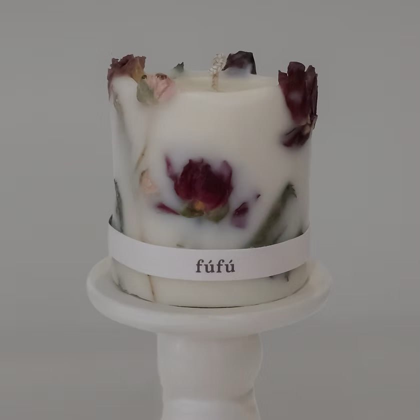 Fú Fú - Montmartre Dried Flower Candle - The Flower Crate