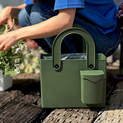Garden Tool Bag With Pocket by Hachiman - The Flower Crate