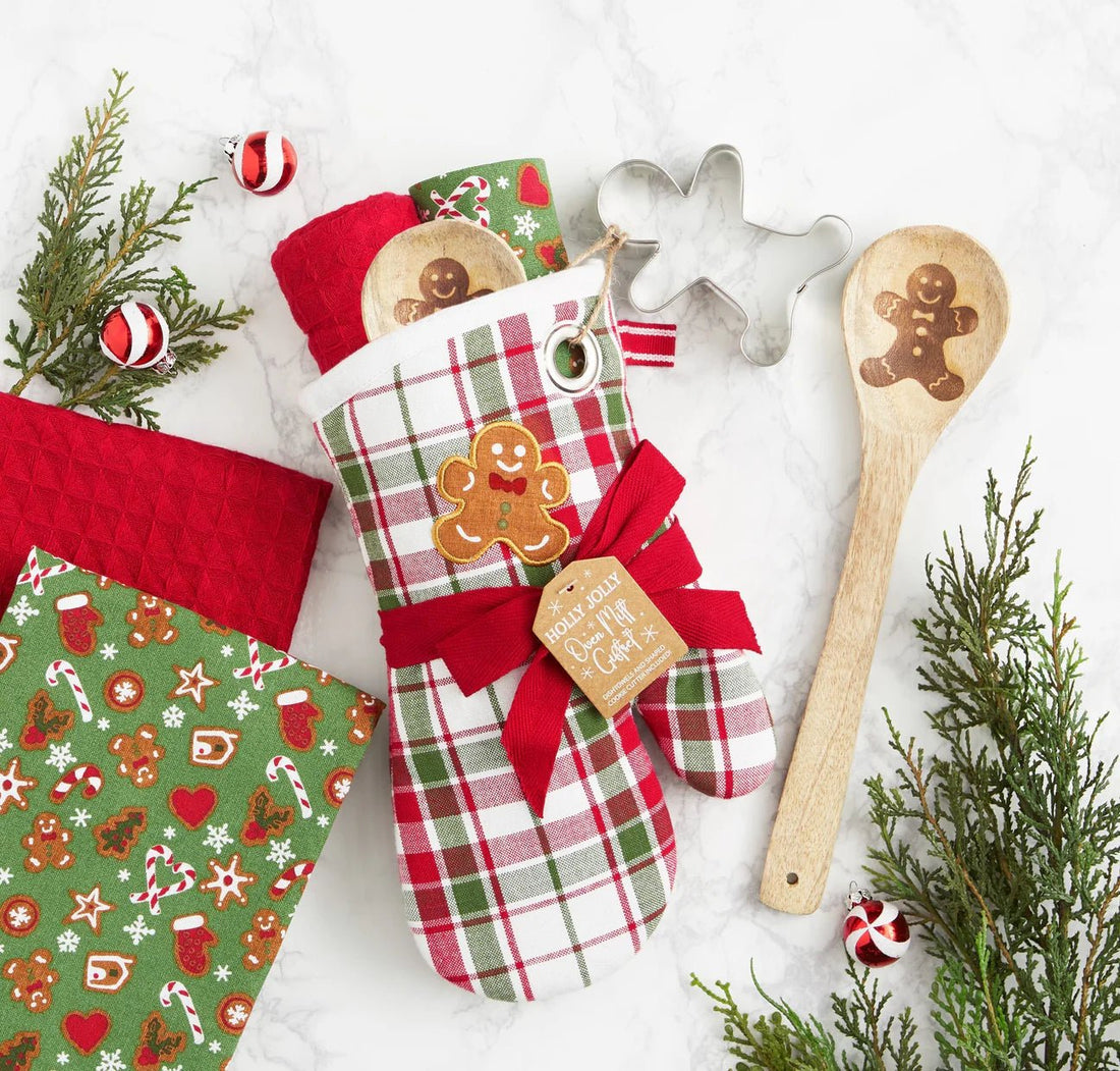 Gingerbread Man Kitchen Gift Set - The Flower Crate