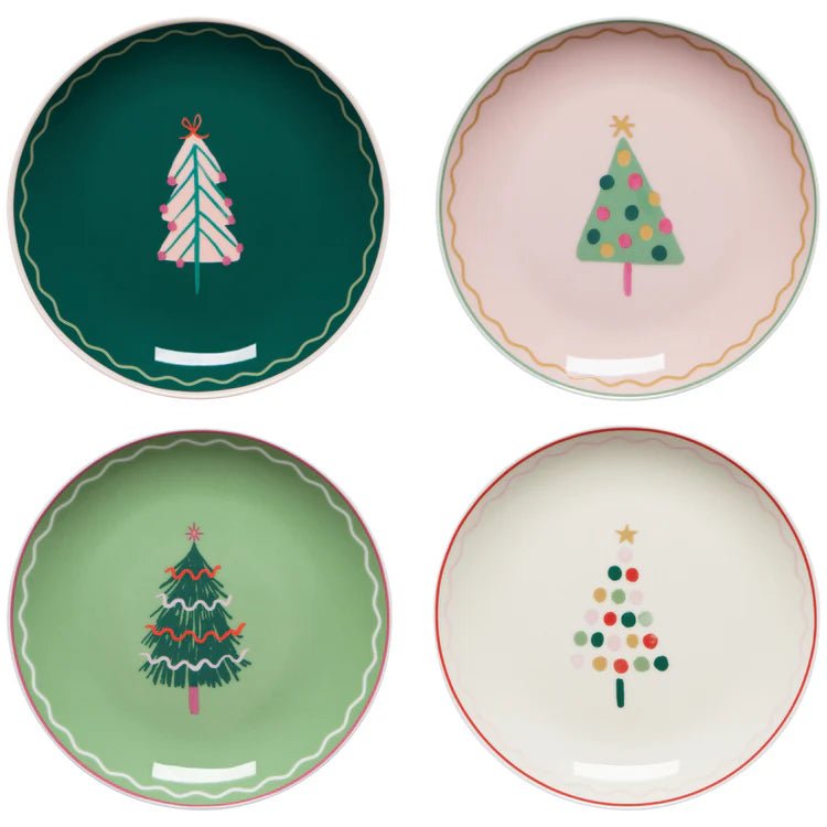 Glitzmas Appetiser Christmas Plates - The Flower Crate