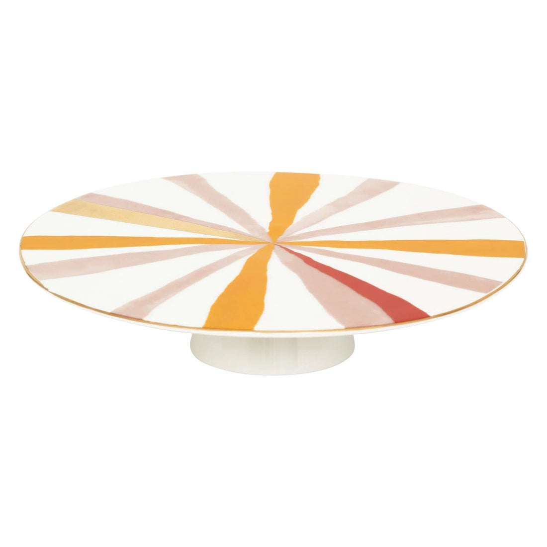 Good Morning Cake Stand - Joyful Stripes - The Flower Crate