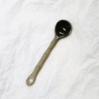 Green Crystal Porcelain Spoon - The Flower Crate