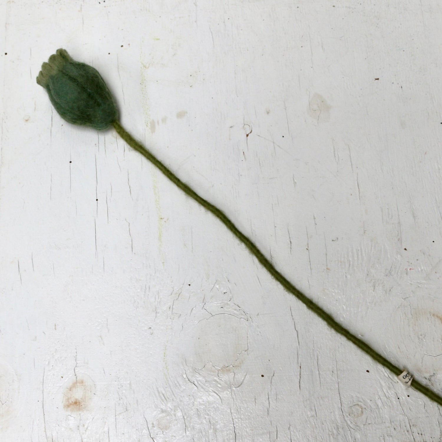 Gry &amp; Sif - Felt Poppy Seed Head - The Flower Crate