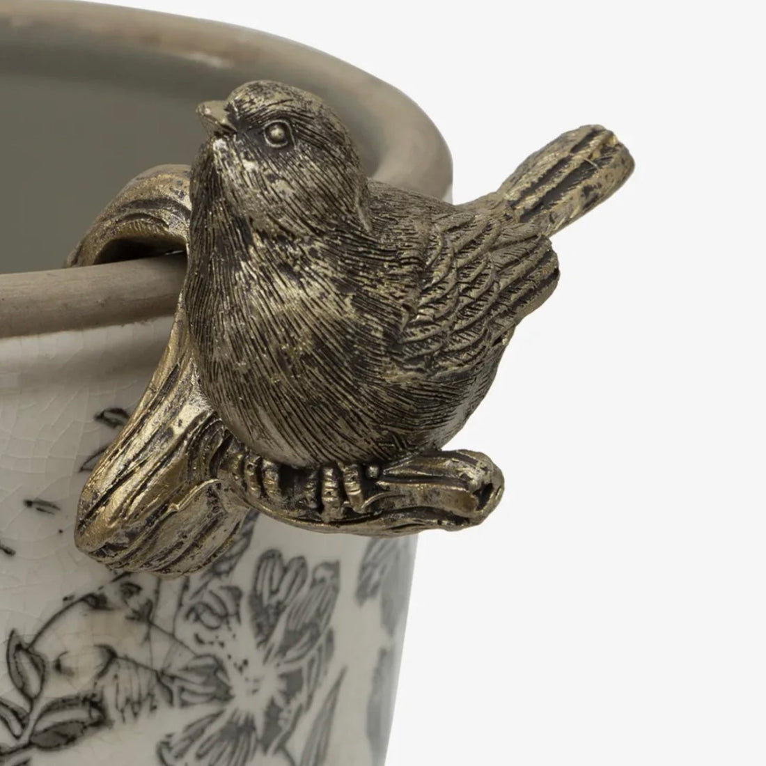 Hanging Birds, Antique Gold - The Flower Crate