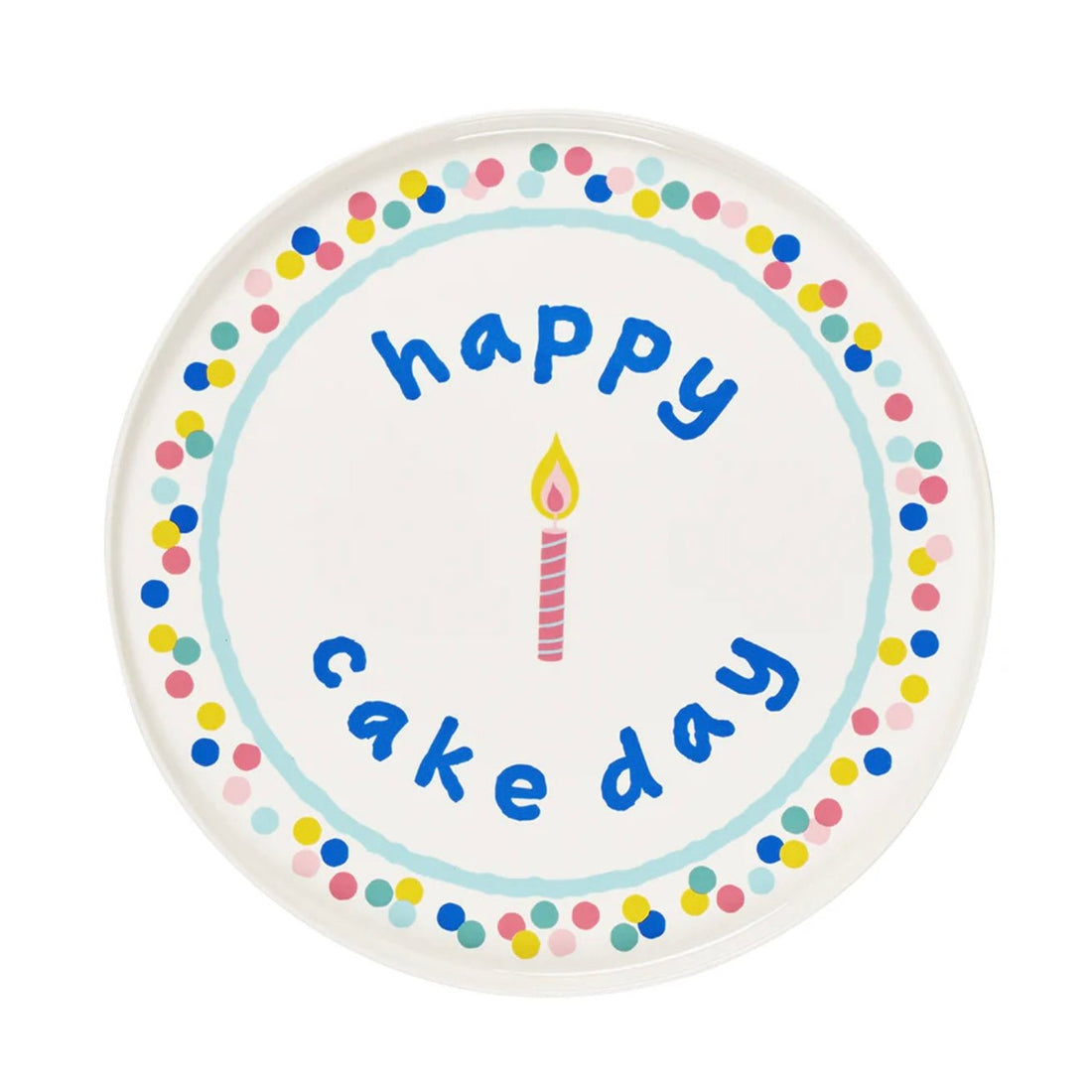 Happy Cake Day Serving Plate - The Flower Crate