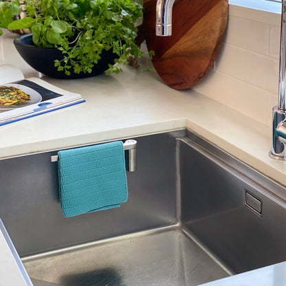 Happy Sinks - Stainless Steel Dish Cloth Holder - The Flower Crate