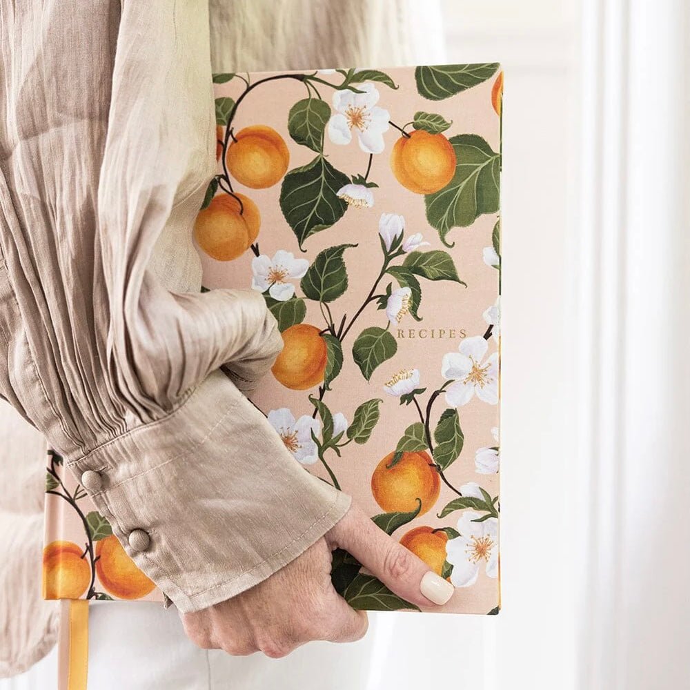 Heirloom Recipe Book Journal - Peaches - The Flower Crate