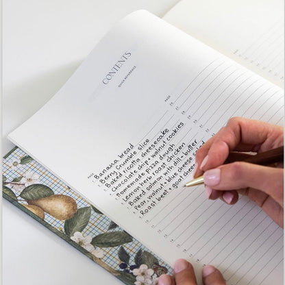 Heirloom Recipe Book Journal - Pears - The Flower Crate