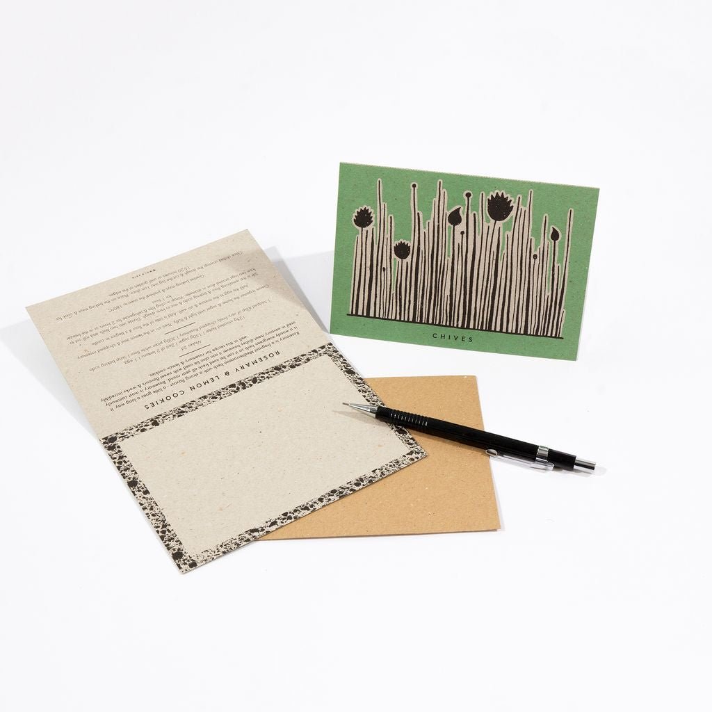 Herb Recipe Greeting Card Pack - The Flower Crate