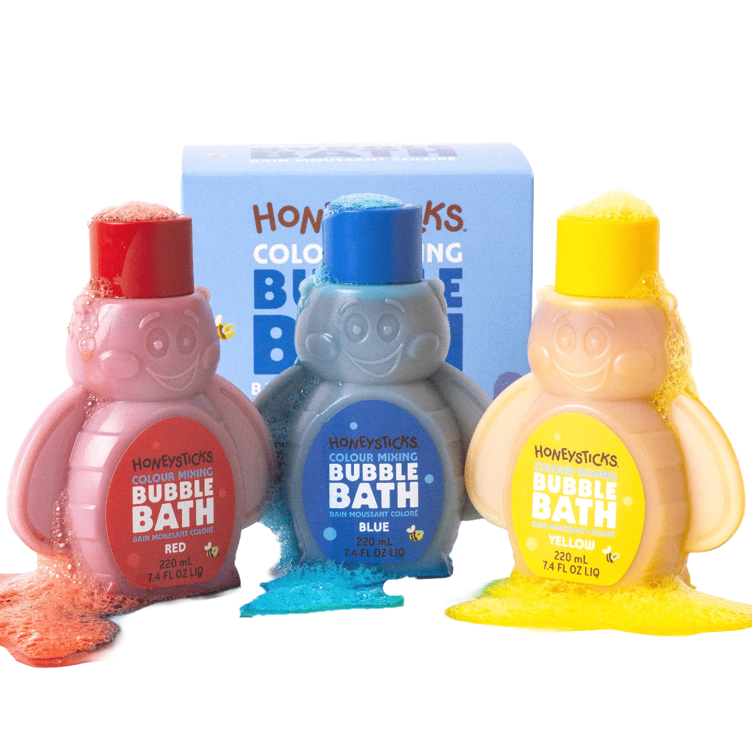 Honeysticks - Colour Mixing Bubble Bath - The Flower Crate