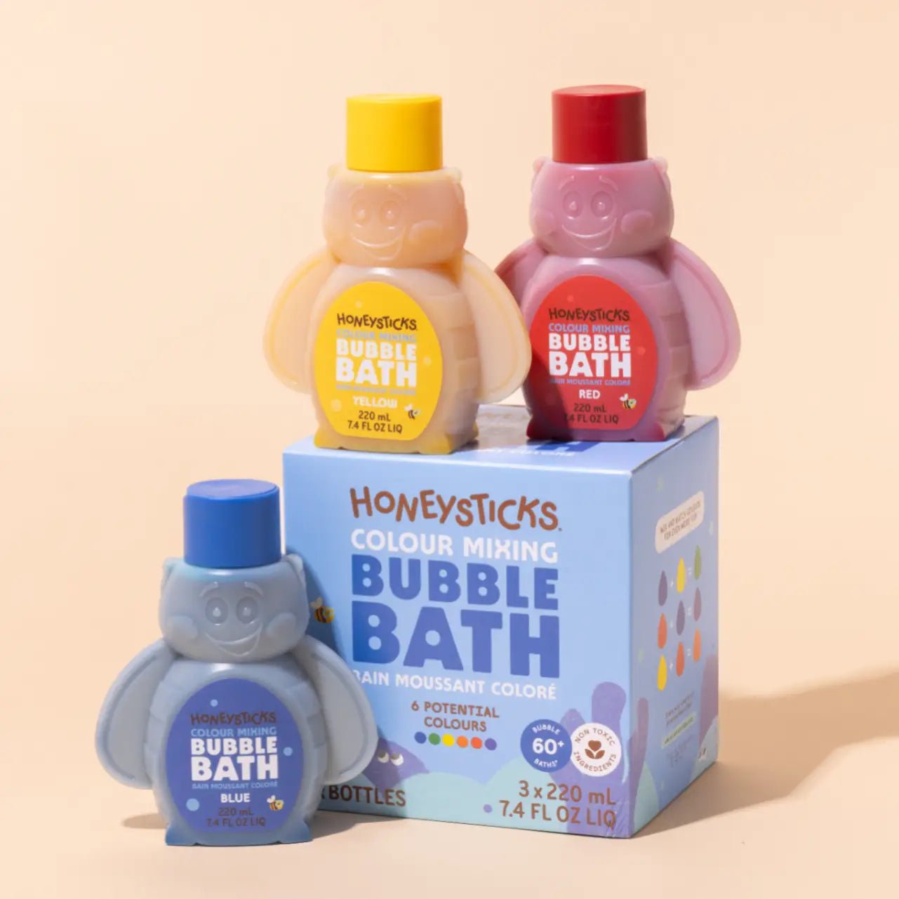 Honeysticks - Colour Mixing Bubble Bath - The Flower Crate