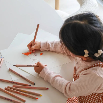 Honeysticks - Jumbo 3-in-1 Triangle Beeswax Pencils - The Flower Crate