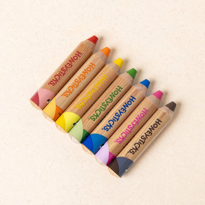 Honeysticks - Little Learners 3-in-1 Beeswax Pencils - The Flower Crate