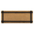 HRB Homeware - Black Border Long Doormat - The Flower Crate