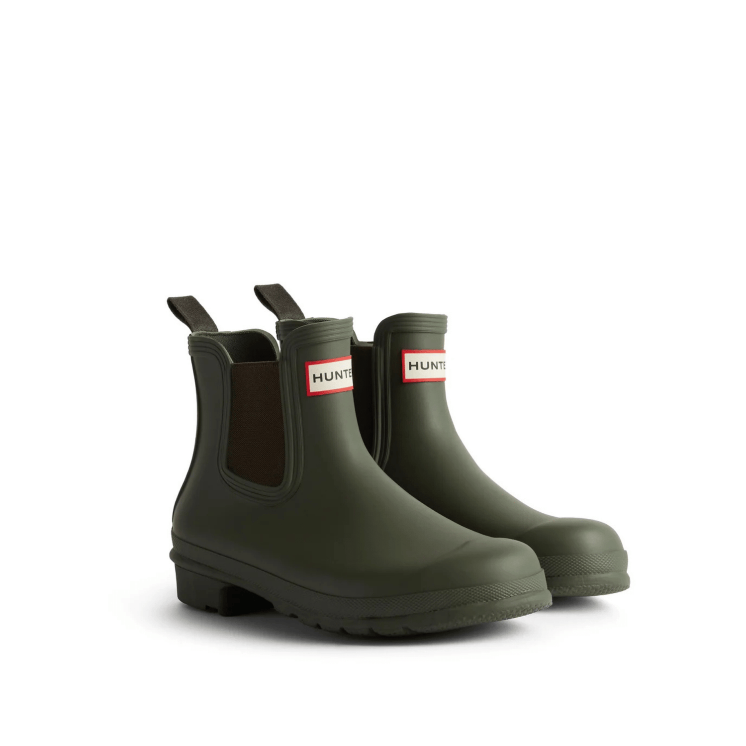 Hunter Boots - Original Chelsea Boots, Dark Olive - The Flower Crate