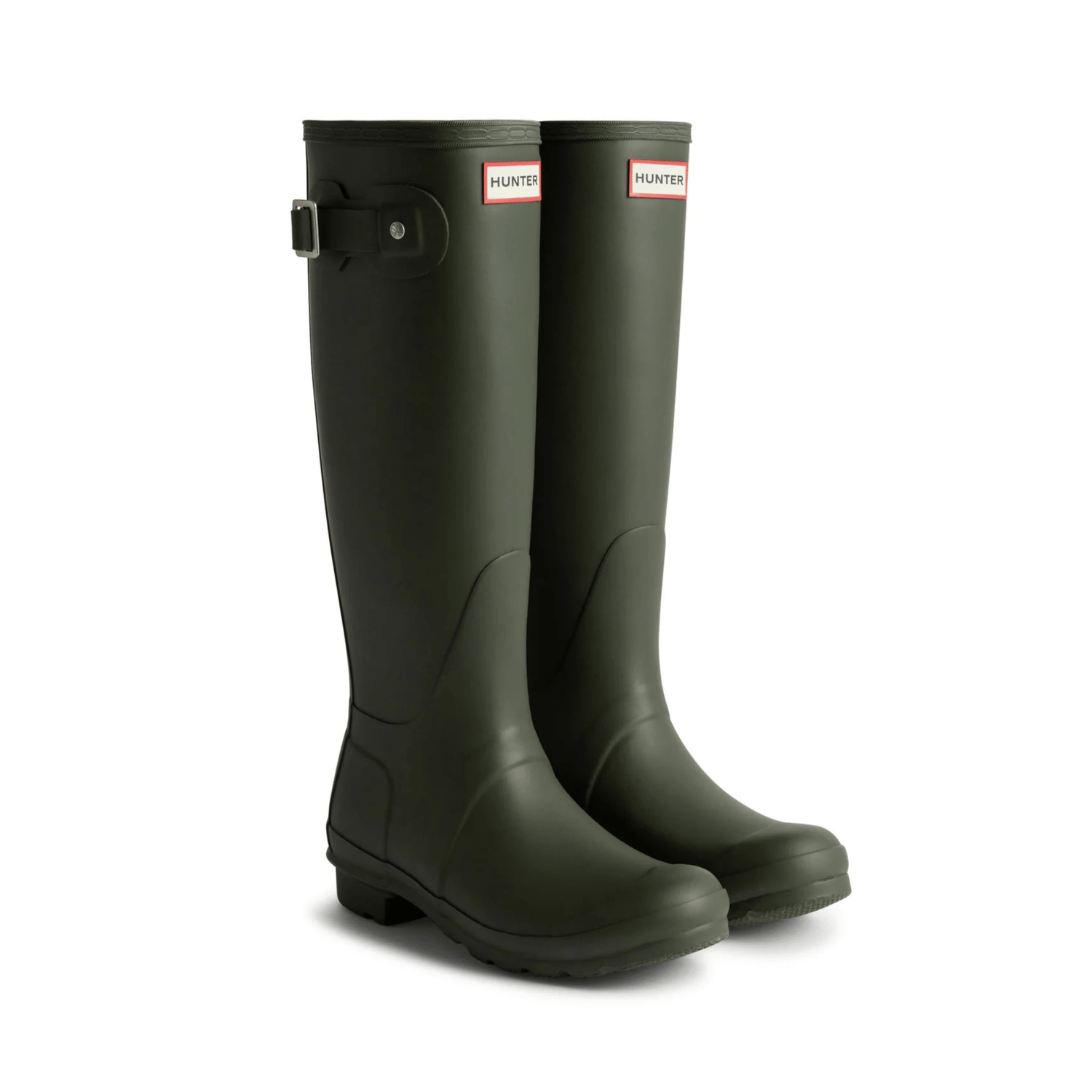 Hunter Boots - Original Tall Boots, Dark Olive - The Flower Crate