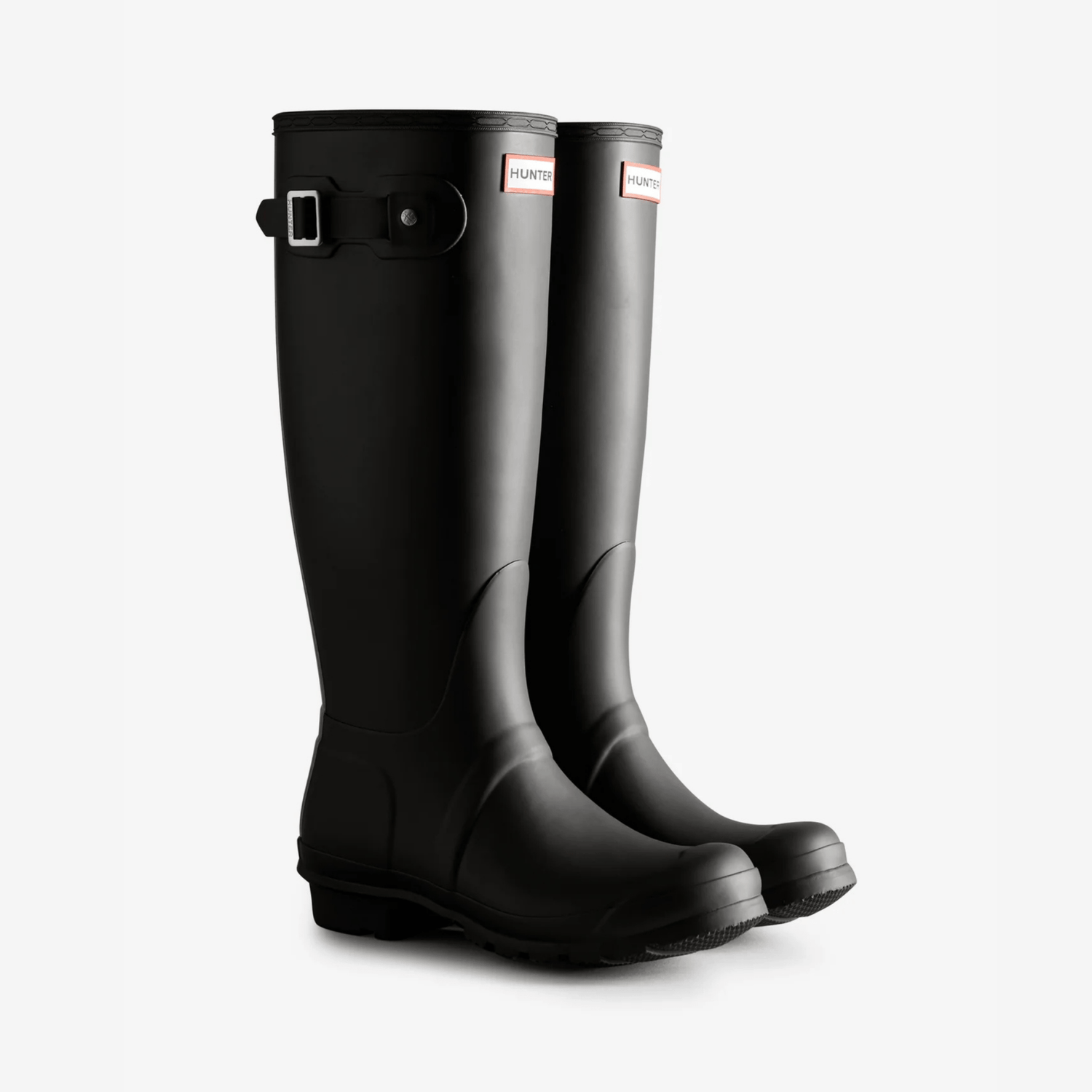 Hunter Boots - Original Tall Boots, Tri - Logo Black - The Flower Crate