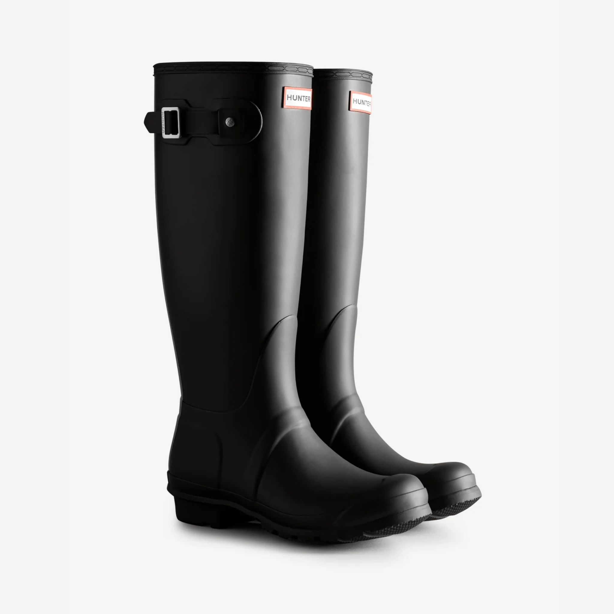 Hunter Boots - Original Tall Boots, Tri - Logo Black - The Flower Crate