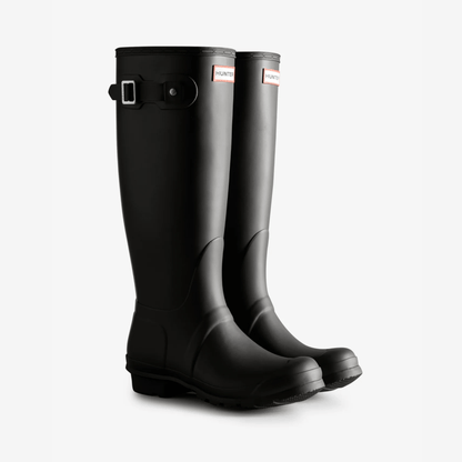 Hunter Boots - Original Tall Boots, Tri - Logo Black - The Flower Crate